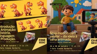 CineSesc promove oficinas gratuitas de animação e stop motion