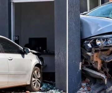 Colisão entre carro e moto deixa mulher ferida em Rondônia