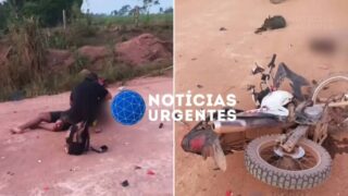 Colisão frontal entre duas motocicletas deixa um morto e dois feridos na Linha D em RO