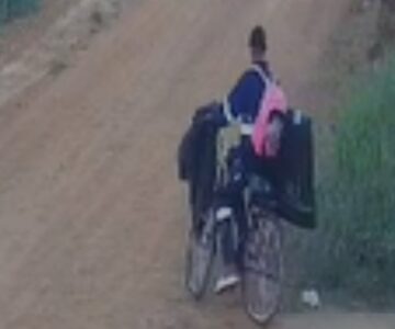 Câmeras flagram suspeito furtando televisão de residência em Porto Velho