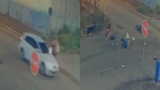 Colisão entre carro e moto deixa duas pessoas feridas na Zona Leste de Porto Velho