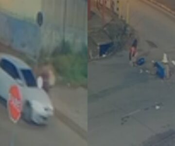 Colisão entre carro e moto deixa duas pessoas feridas na Zona Leste de Porto Velho