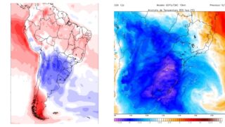 Ciclone impulsiona massa de ar polar pelo Brasil, mas friagem em Rondônia ainda depende de confirmação