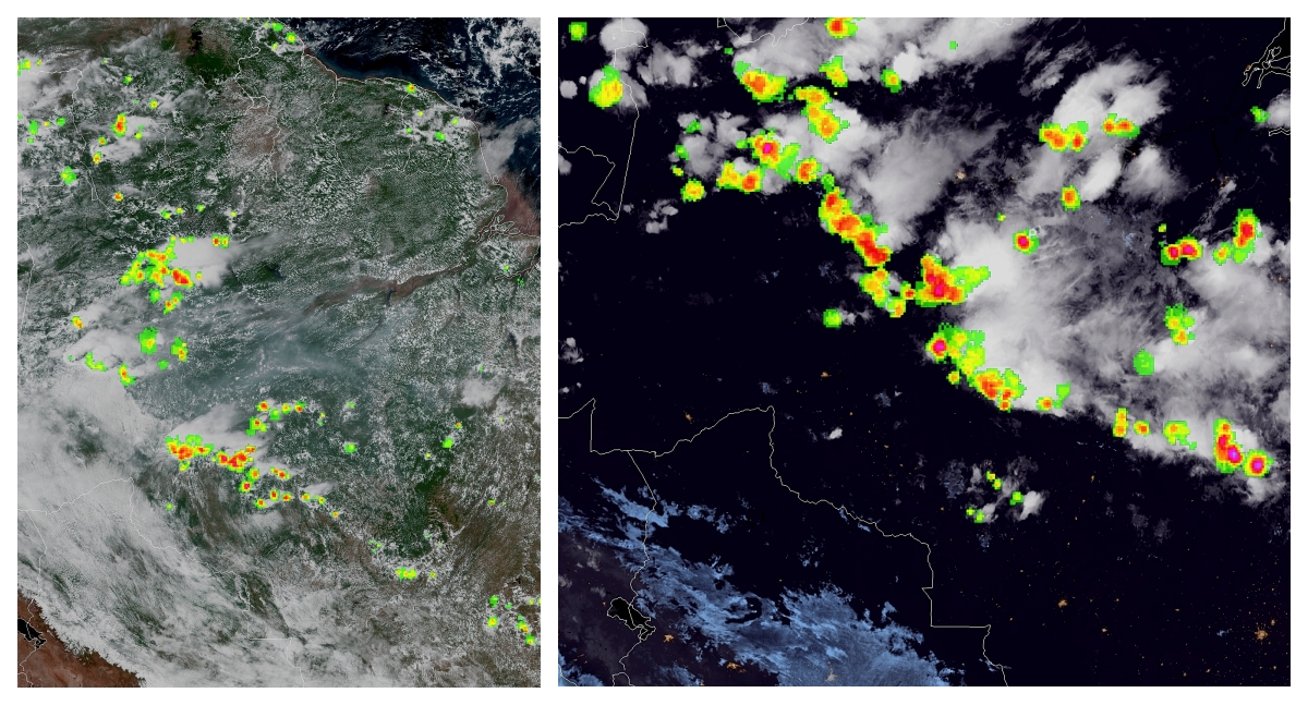 Rondônia tem previsão de chuva intensa e temporais; Porto Velho e região oeste exigem atenção