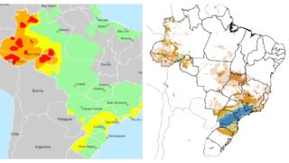 Rondônia entra na rota de chuvas intensas, e núcleos de alto risco ameaçam Porto Velho com temporais