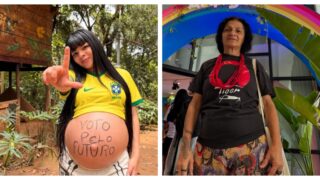A vovó do ano: nasce em São Paulo o primeiro filho da ativista rondoniense Txai Suruí