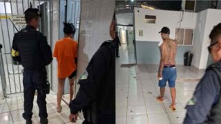 Confusão entre ex-casal termina com dois presos e machadinha apreendida em Porto Velho