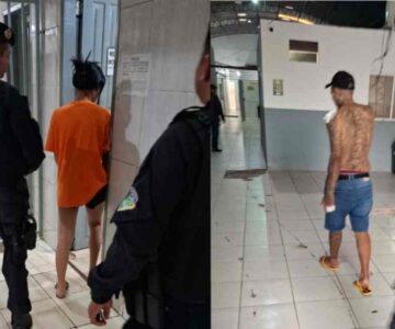 Confusão entre ex-casal termina com dois presos e machadinha apreendida em Porto Velho