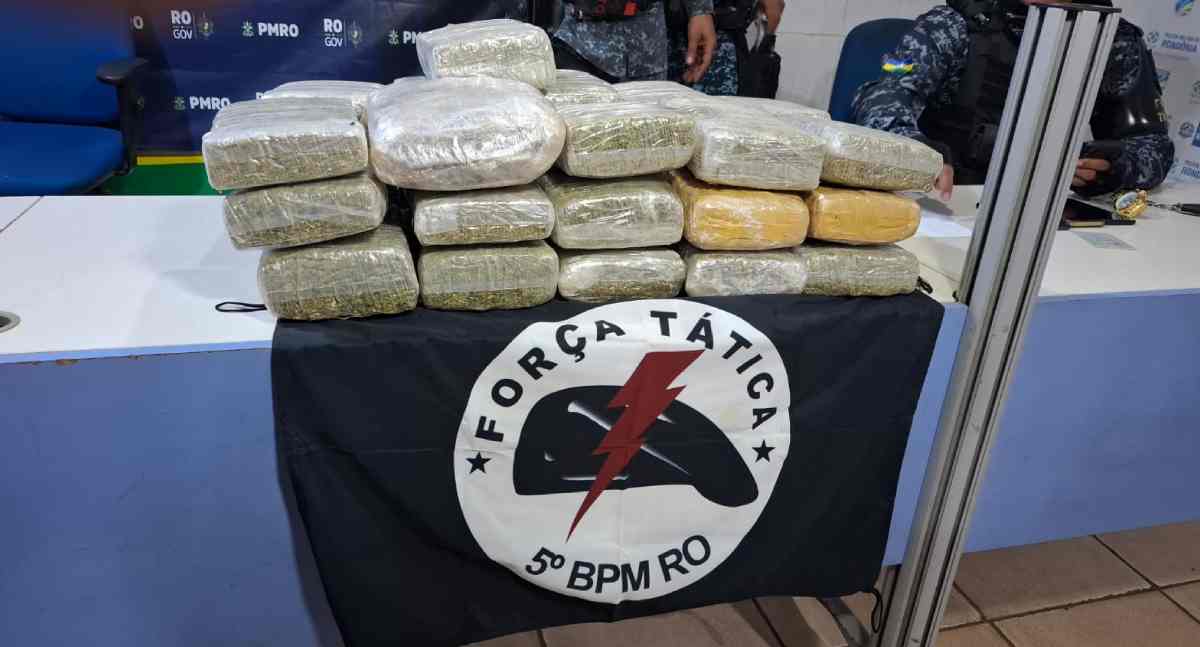 Dois homens são presos com quase 33 kg de maconha na BR-364