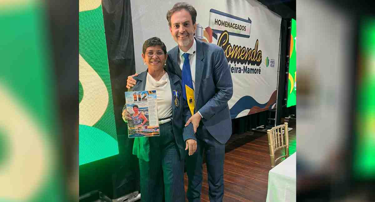 Escritora Maria de Nazaré Melo é homenageada com a Comenda Madeira-Mamoré