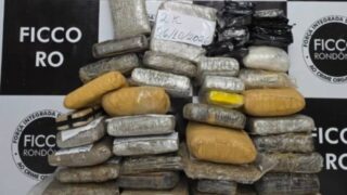 FICCO/RO e Polícia Militar apreendem cerca de 57 kg de drogas escondidos no forro de obra em Porto Velho