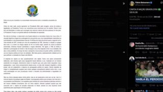 Flávio Bolsonaro se diz ‘presidente eleito’, apaga post e passa a se chamar de ‘líder do Brasil’ em carta