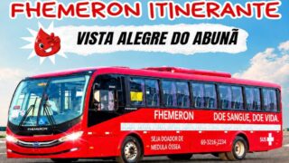 Fundação Hemeron realiza ação itinerante de doação de sangue em Vista Alegre do Abunã
