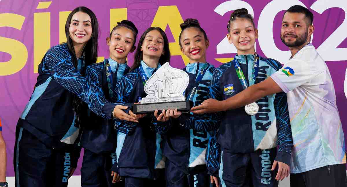 Ginastas de Rondônia conquistam três medalhas e levam o estado ao pódio dos JEBs 2026