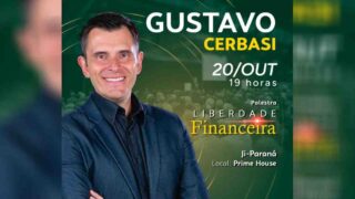 Gustavo Cerbasi faz grande palestra sobre inteligência financeira em Ji-Paraná