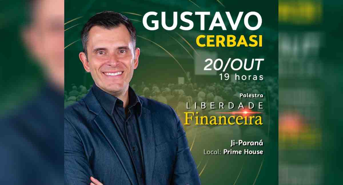 Gustavo Cerbasi faz grande palestra sobre inteligência financeira em Ji-Paraná