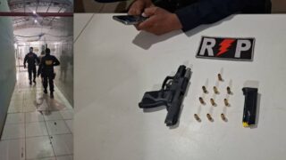 Homem armado é preso pela Polícia Militar em distribuidora na zona Leste de Porto Velho