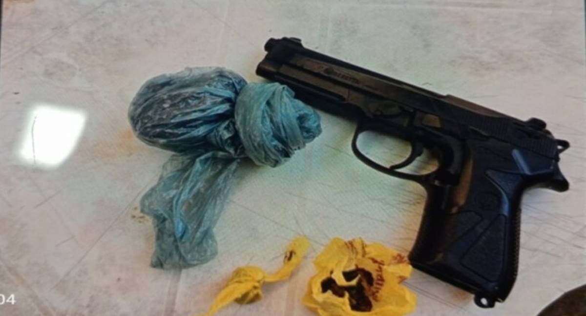 Homem é preso com maconha escondida dentro de berrante e simulacro de arma em Ji-Paraná