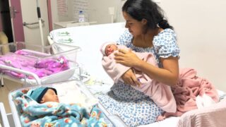 Hospital Municipal de Jaru registra nascimento dos gêmeos Hana e Felipe