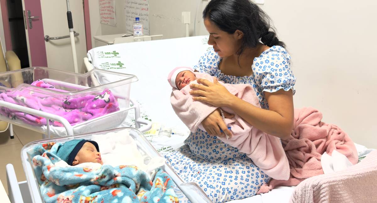 Hospital Municipal de Jaru registra nascimento dos gêmeos Hana e Felipe