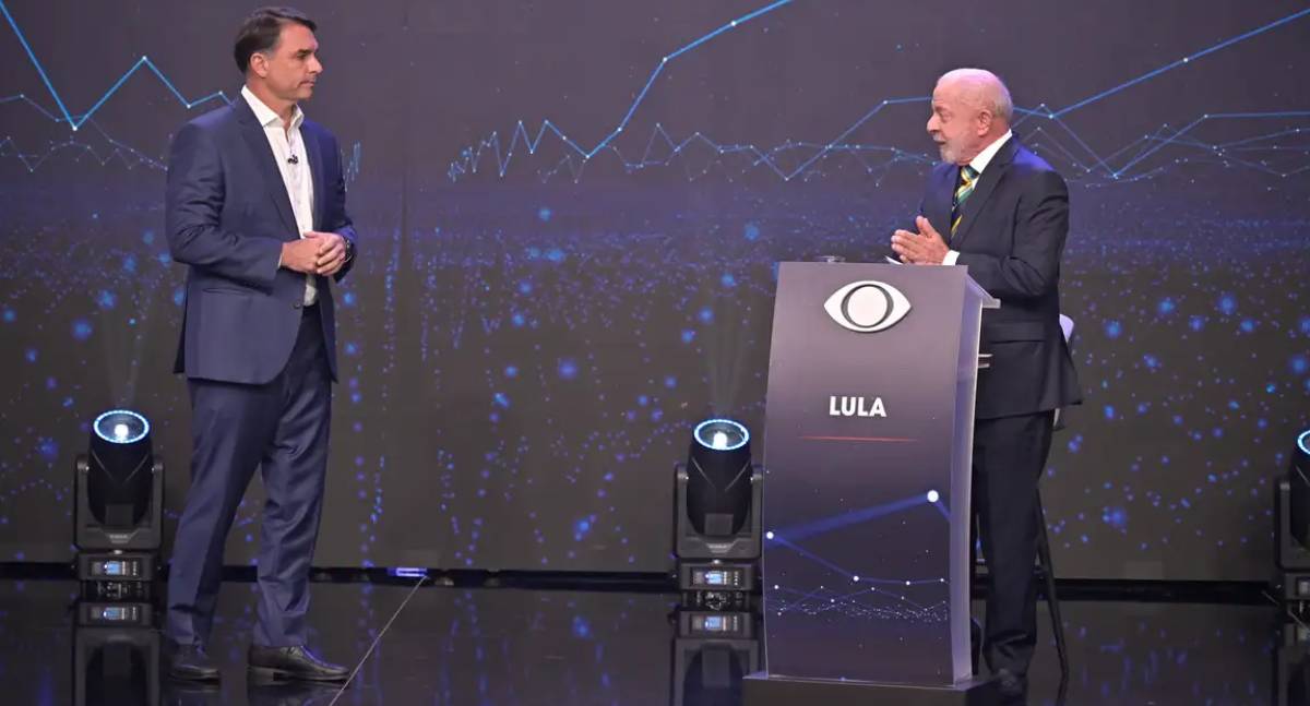 Lula e Flávio trocam acusações em debate na Band e divergem sobre segurança e saúde