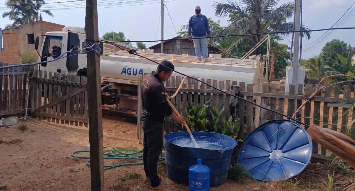 Mais de 180 mil litros de água são distribuídos em Porto Velho