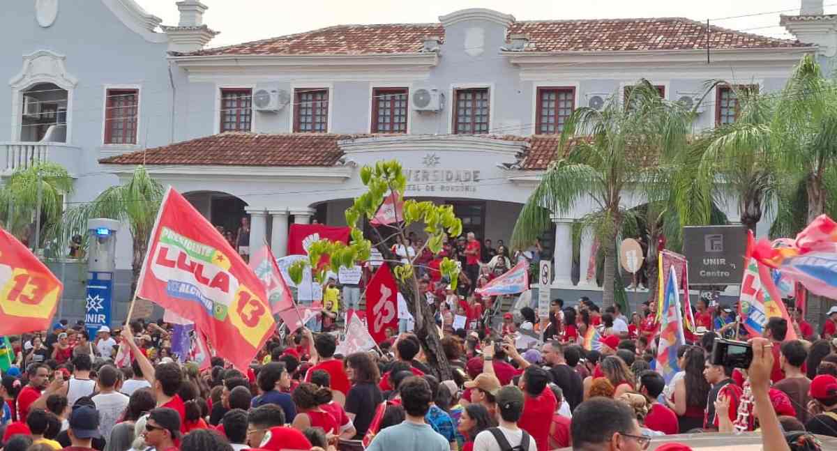 Marcha pró-Lula mobiliza Porto Velho e reúne cerca de 4 mil pessoas, estima ONG Kanindé