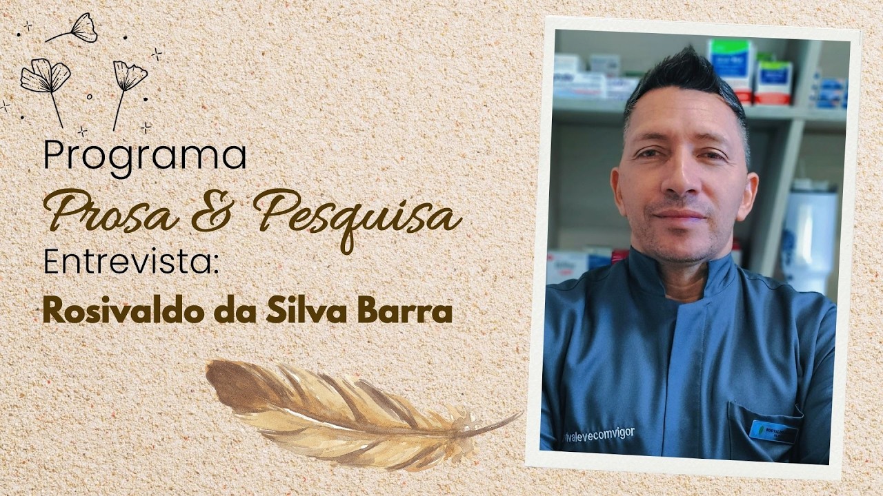 Prosa e Pesquisa: Rosivaldo da Silva Barra debate “Perdendo os traços da obesidade”
