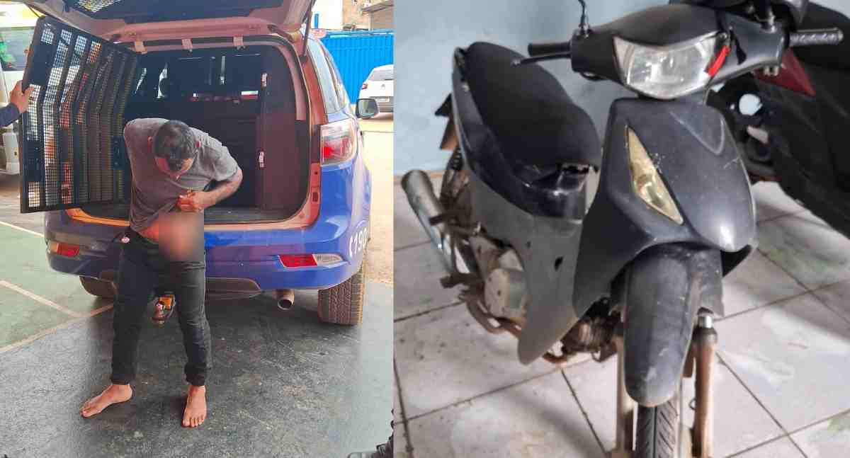 Moto roubada é recuperada após abordagem no bairro Renascer
