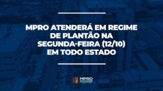 MPRO terá plantão no feriado de 12 de outubro em Rondônia