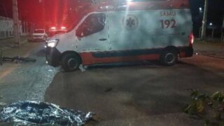 Mulher de 47 anos morre após sofrer queda de motocicleta na Avenida Mamoré