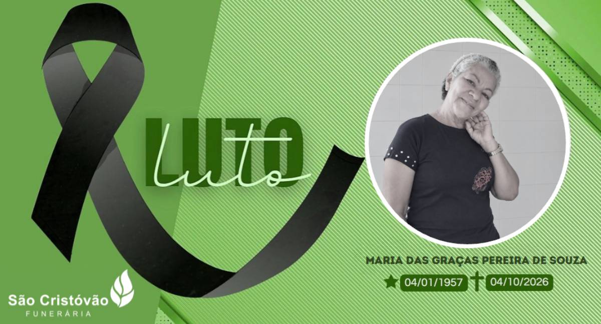 Nota de Pesar: Maria das Graças Pereira de Souza