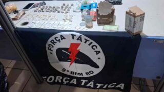 Operação policial prende suspeitos e apreende drogas em Porto Velho