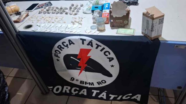 Operação policial prende suspeitos e apreende drogas em Porto Velho