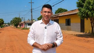 Pedro Geovar acompanha avanço do asfalto no Cidade Nova