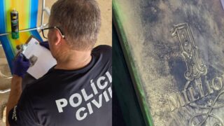 Perícia papiloscópica do IICC identifica três suspeitos de envolvimento em carga de 300 kg de skunk na BR-319