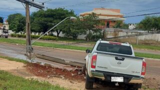 Rondônia registra 115 colisões contra postes em 2026