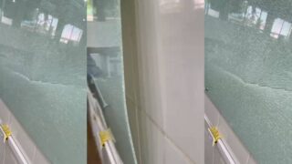 Segurança investiga ato de vandalismo que danificou quadro de vidro em sala do campus da UNIR