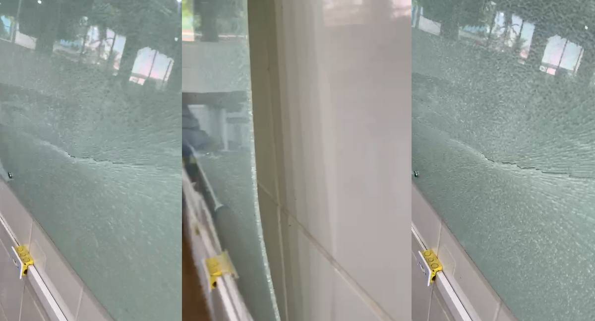 Segurança investiga ato de vandalismo que danificou quadro de vidro em sala do campus da UNIR