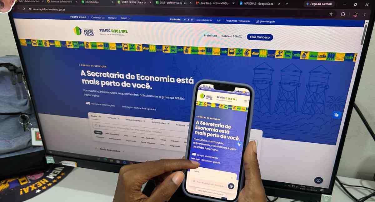 SEMEC Digital reúne serviços tributários de Porto Velho