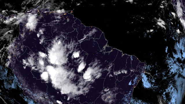 CPTEC/Inpe aponta áreas de instabilidade e risco de chuva intensa em Rondônia
