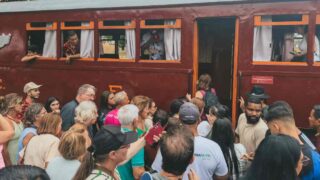 Turistas de quatro estados visitam a Madeira-Mamoré em Porto Velho