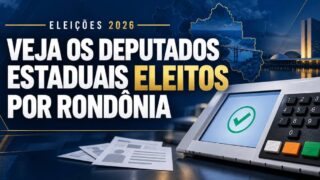 Veja os Deputados Estaduais eleitos em Rondônia nas eleições de 2026