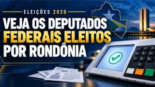Veja os Deputados Federais eleitos em Rondônia nas Eleições de 2026